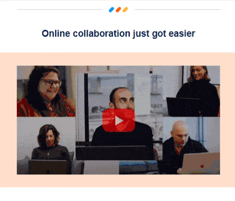 Video Email Marketing Example: JotForm
