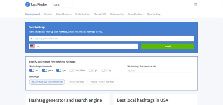 TagsFinder