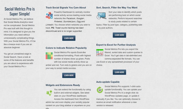 Social Metrics Pro