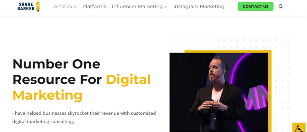 A website as a digital marketing channel