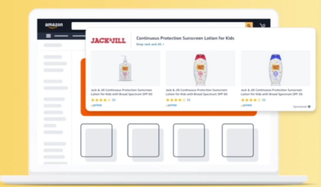 Amazon ads example