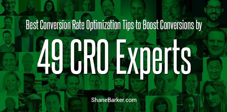 Conversion rate optimization tips expert roundup