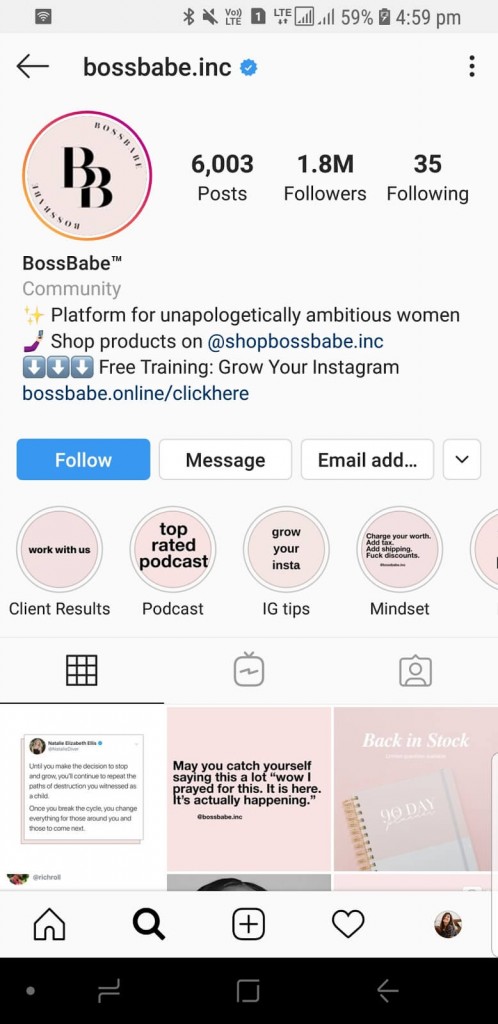 Boss Babe Instagram Highlight Covers
