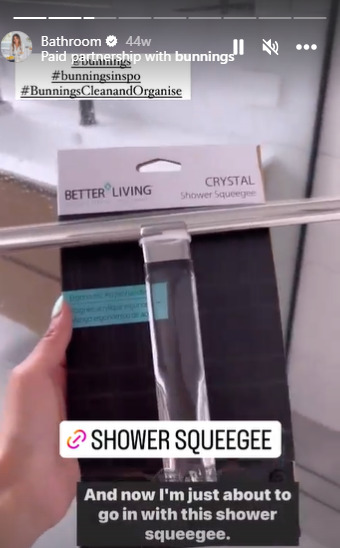 Bunnings x Chantel Mila - affiliate marketing on IG example