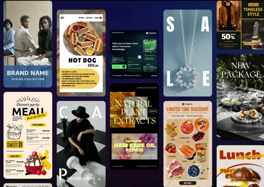 CapCut photo and video templates 