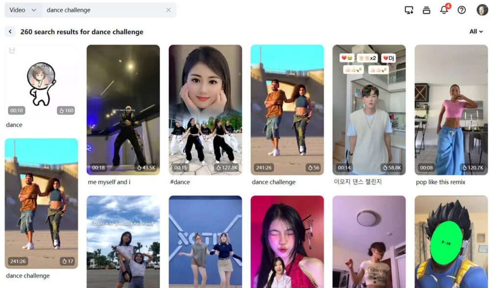 CapCut TikTok dance challenges templates