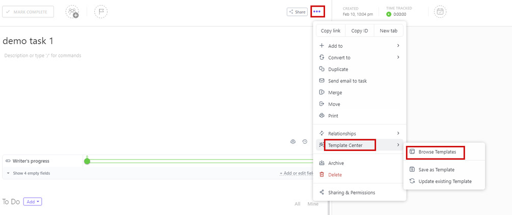 ClickUp automation