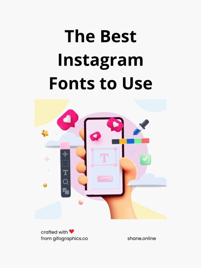 instagram fonts story