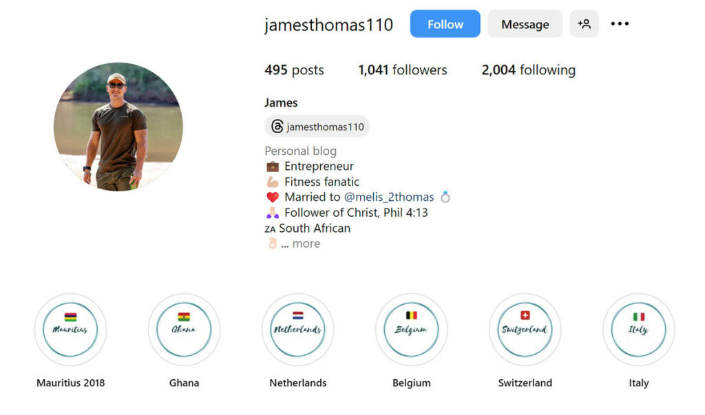 custom Instagram fonts for story highlights example