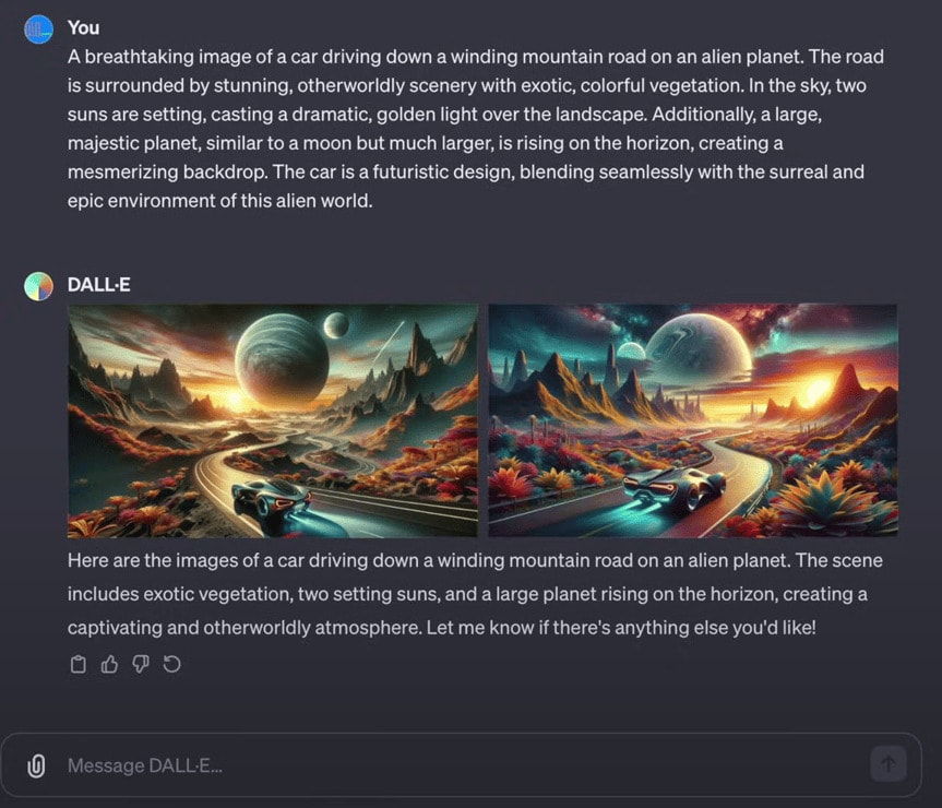 Dall-E 3 detailed image prompt
