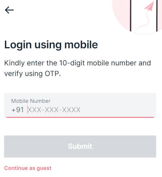 Ecommerce checkout design - shop as a guest