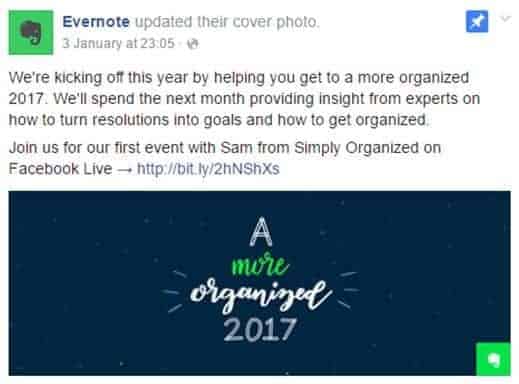 Evernote Graphic product launch marketing ideas