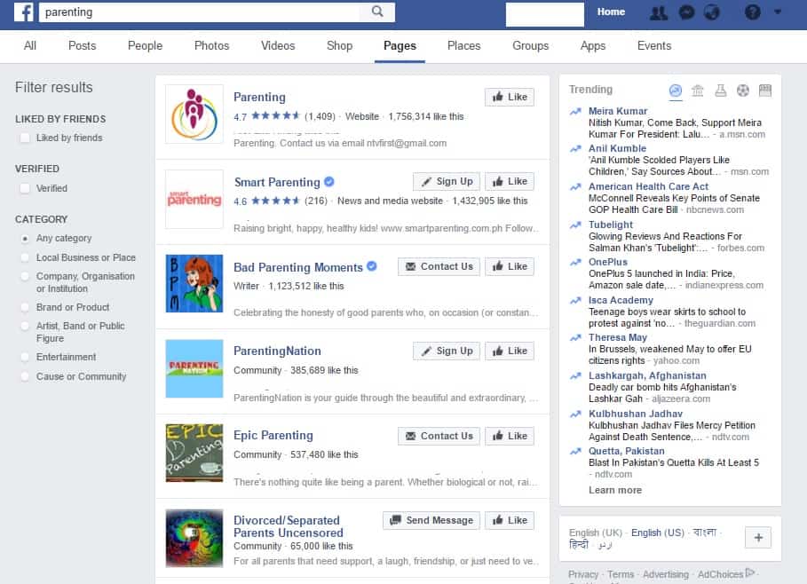 keyword research on facebook influencer marketing