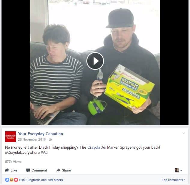  your everyday canadian facebook influencer marketing