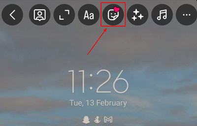 find stickers on instagram story