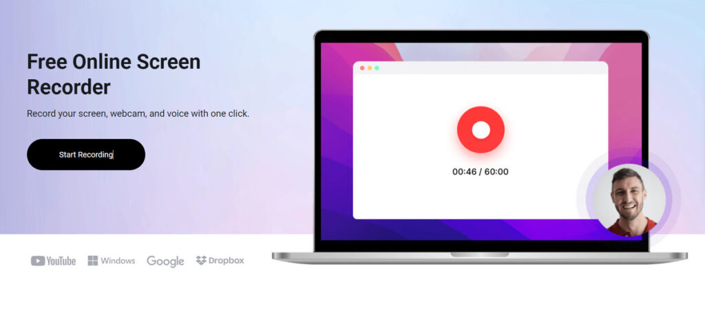 Flexclip free online screen recorder