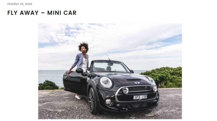Fly Away - mini car product launch marketing ideas