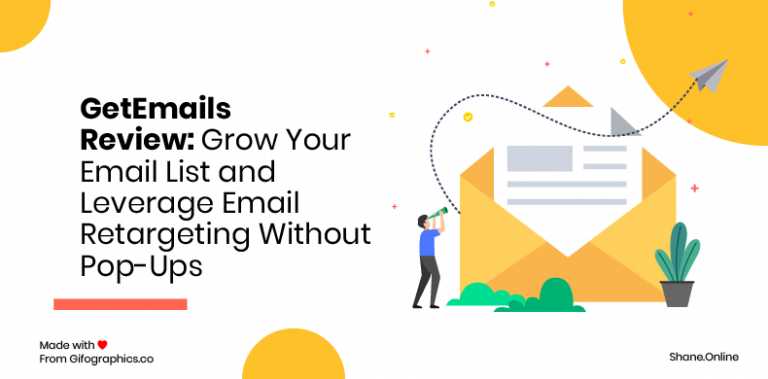 GetEmails Review: Grow Your Email List and Leverage Email Retargeting Without Pop-Ups