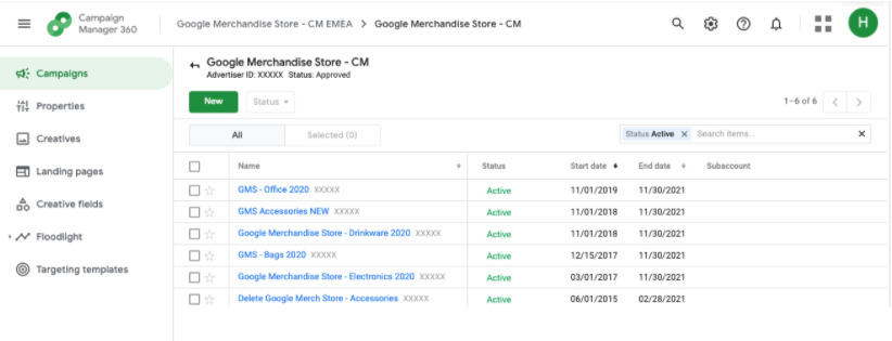 Google campaign Manager 360