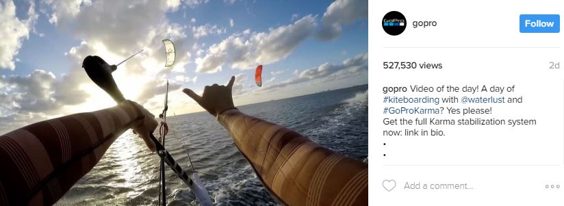gopro video promotion instagram - increase social media engagement