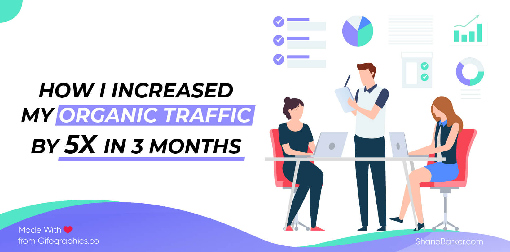 How I Increased My Organic Traffic by 5X in 3 Months