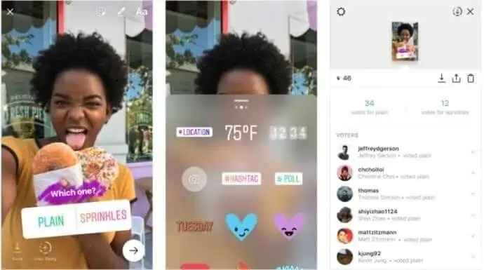 instagram polls