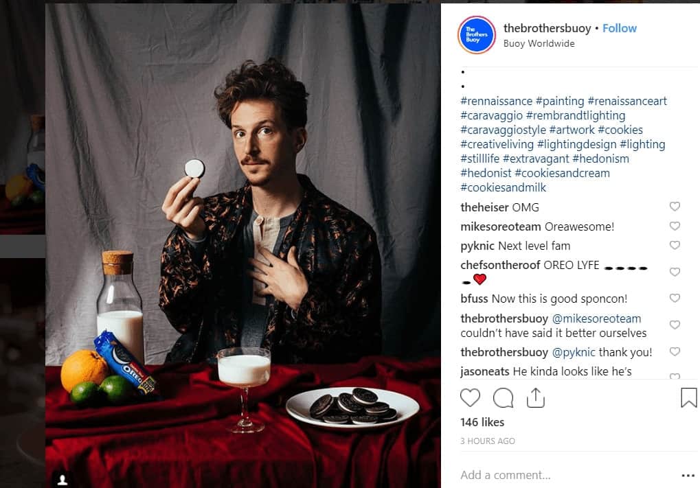 Example of adding witty and relevant hashtags