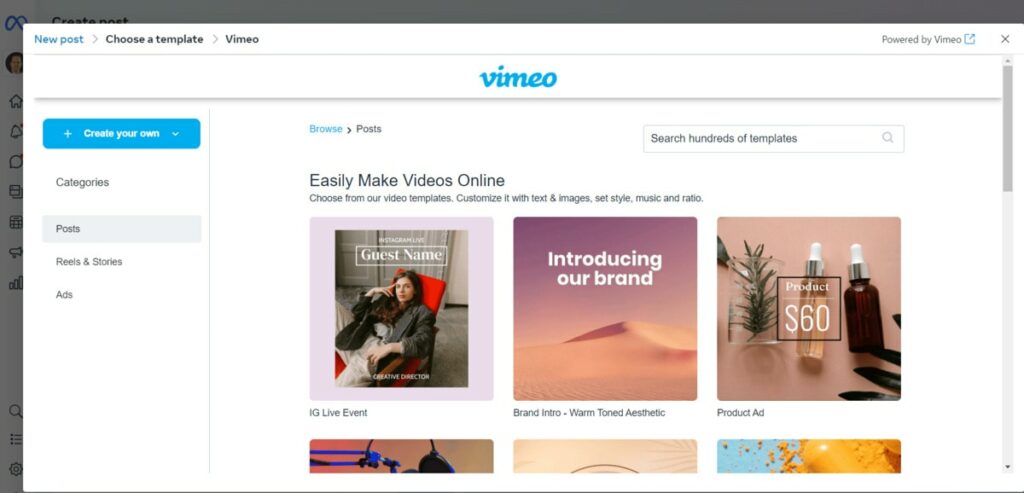 Meta Business Suite Templates 