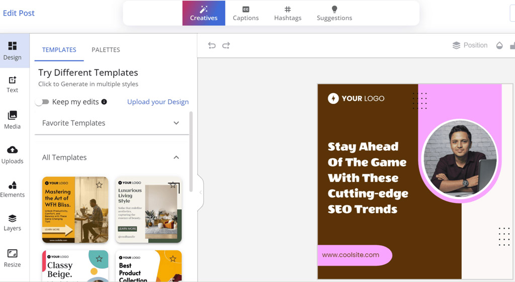 predis.ai generated social media creative or graphic