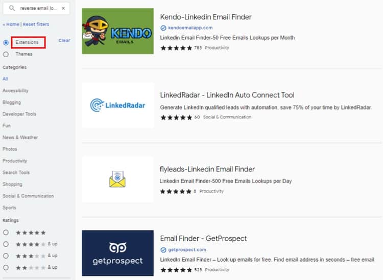 Reverse Email Lookup Using Browser
