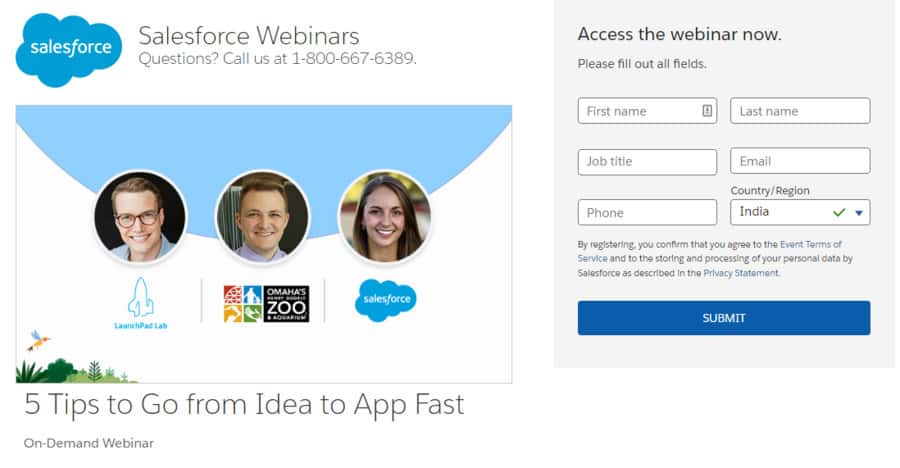 sales webinars