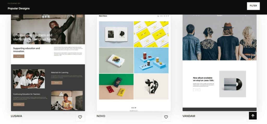 squarespace themes