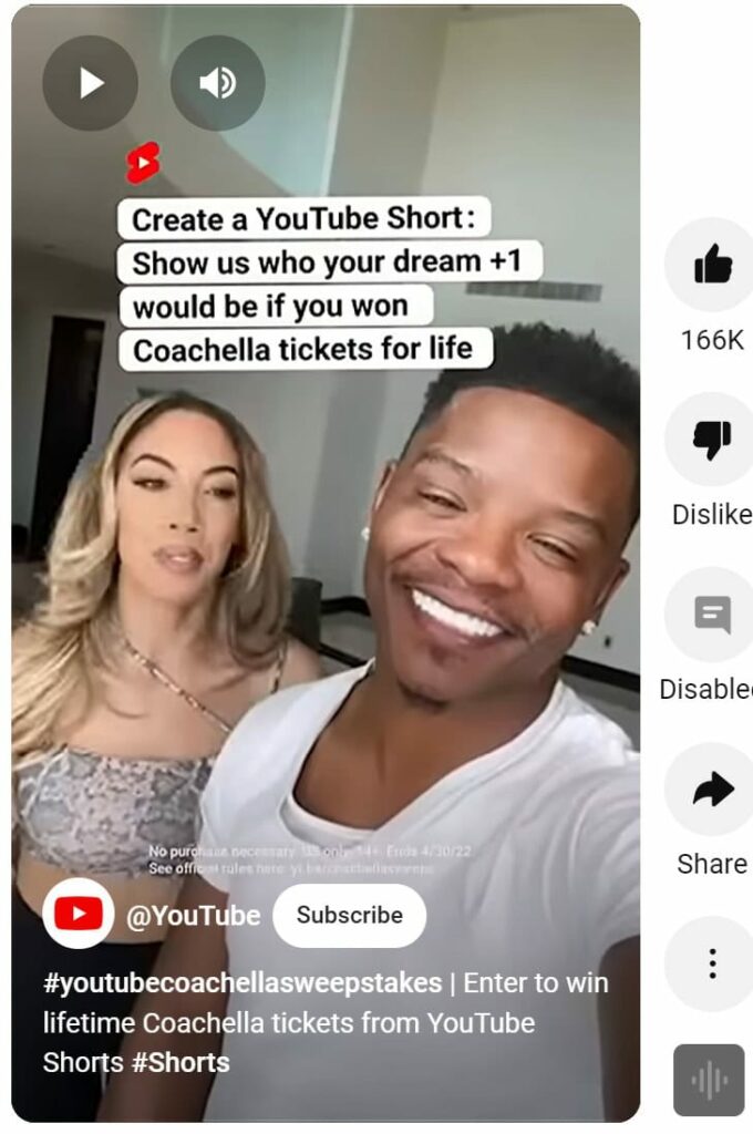 tags in YouTube Shorts title example