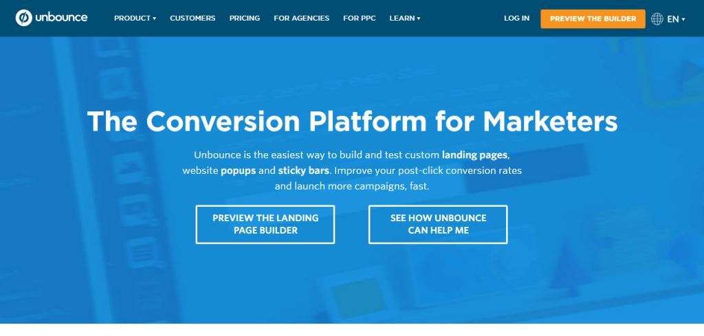 Unbounce-sales-funnel-tools