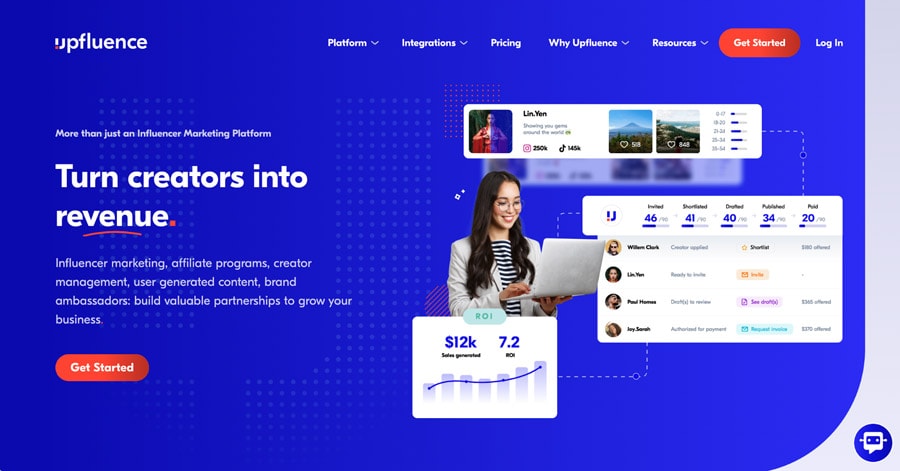 upfluencer influencer marketing platform