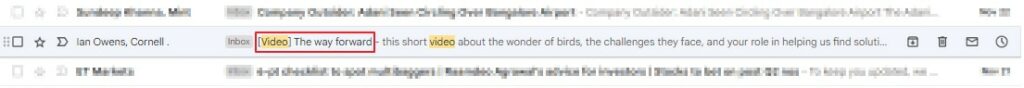 Using the word "Video" in Email Subject Line