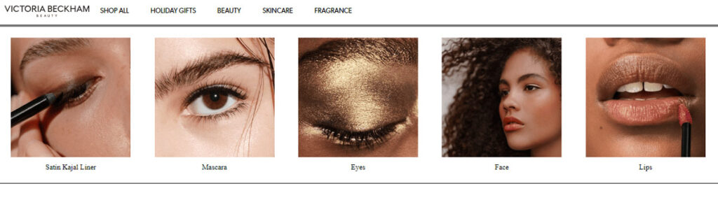 Victoria Beckham Beauty’s dashboard on Shopify