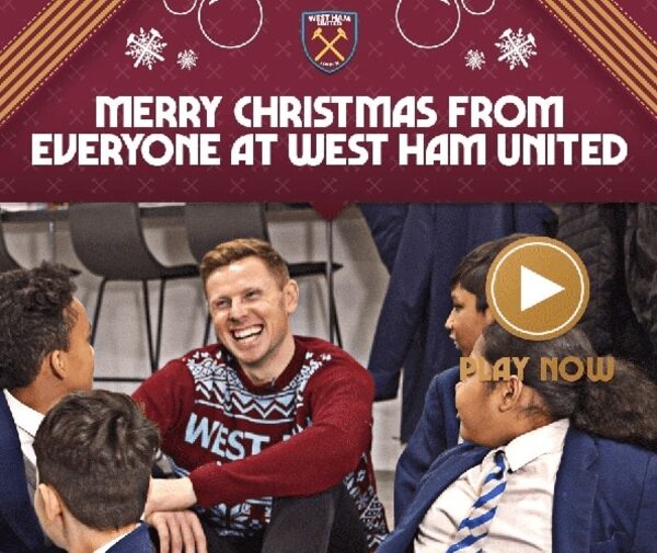 Video Email Marketing Example - Festive Greetings