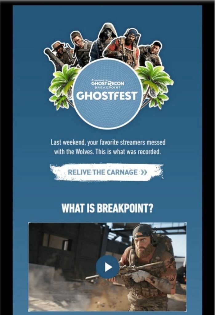 Video Email Marketing Example - Follow Up Email