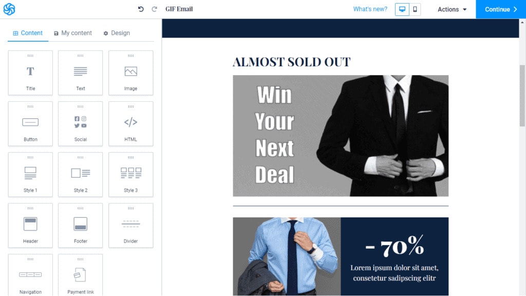 Video Email Marketing Platform - Sendinblue