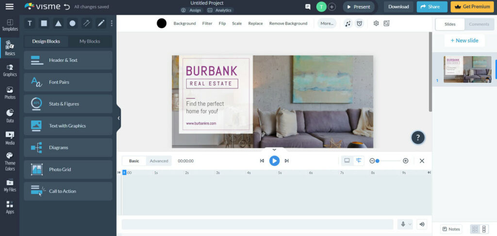 Visme video editor