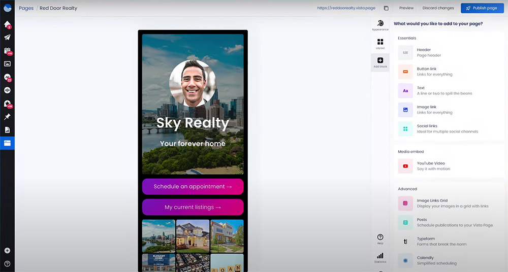 Vista Social Video template for TikTok