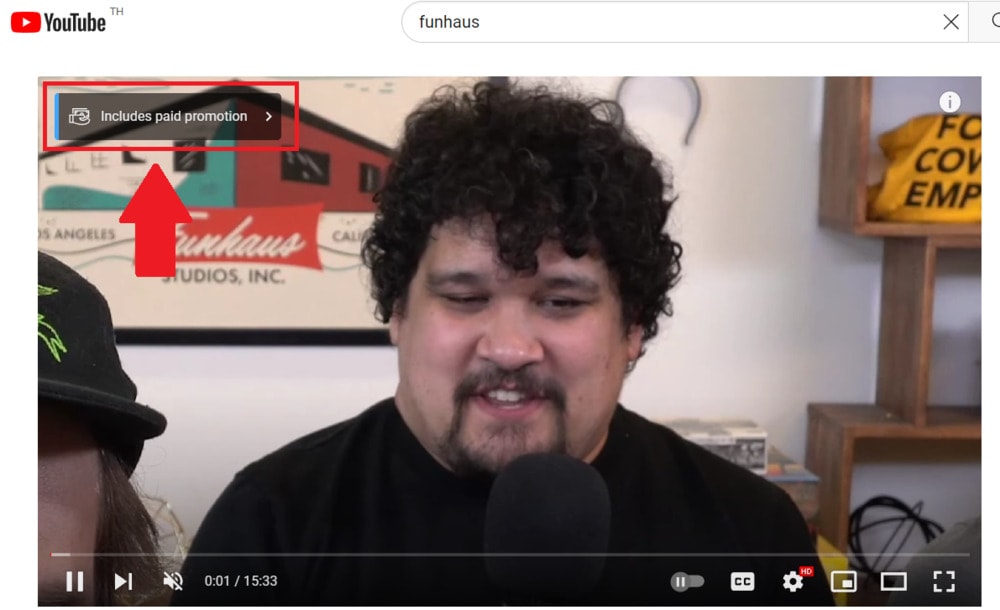 youtube sponsorships example