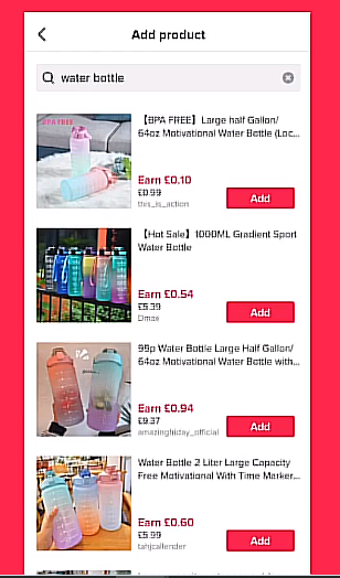 Adding products to your TikTok shopping basket on TikTok shop