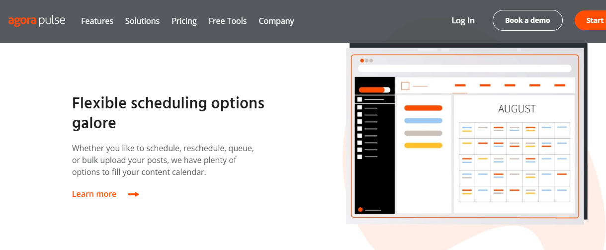 AgoraPulse Content Analytics Tools