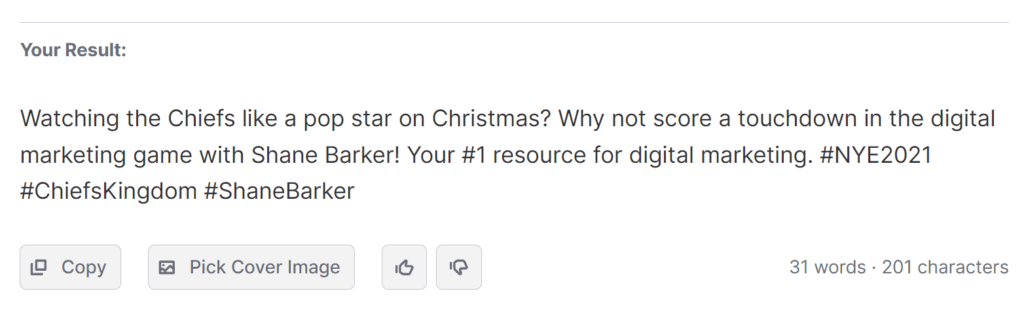 ai social media post by semrush's ai social media post generator