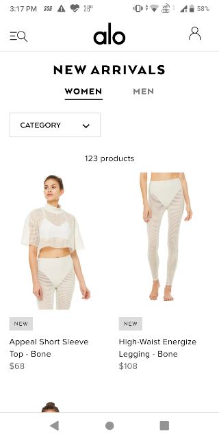 Alo Yoga Ecommerce Conversion Rate Optimization