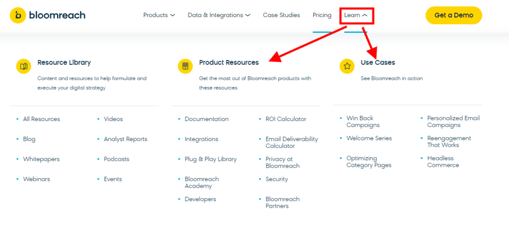Bloomreach knowledge base