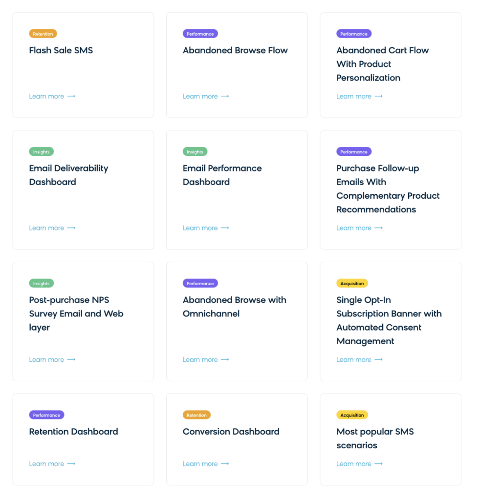 Bloomreach ready-to-use templates