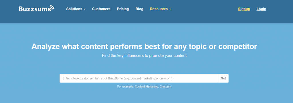 buzzsumo Influencer Outreach Tools